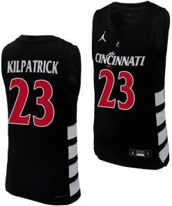 Sean Kilpatrick Jersey #23 Cincinnati Bearcats College Basketball Replica 2023-24 Black