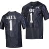 Tai Lavatai Jersey #1 Navy Midshipmen Silent Service Replica College Football Navy 5 Tai Lavatai Jersey #1 Navy Midshipmen Silent Service Replica College Football Navy