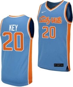 Tamari Key Jersey #20 Tennessee Lady Vols Replica College Basketball Blue Uniform