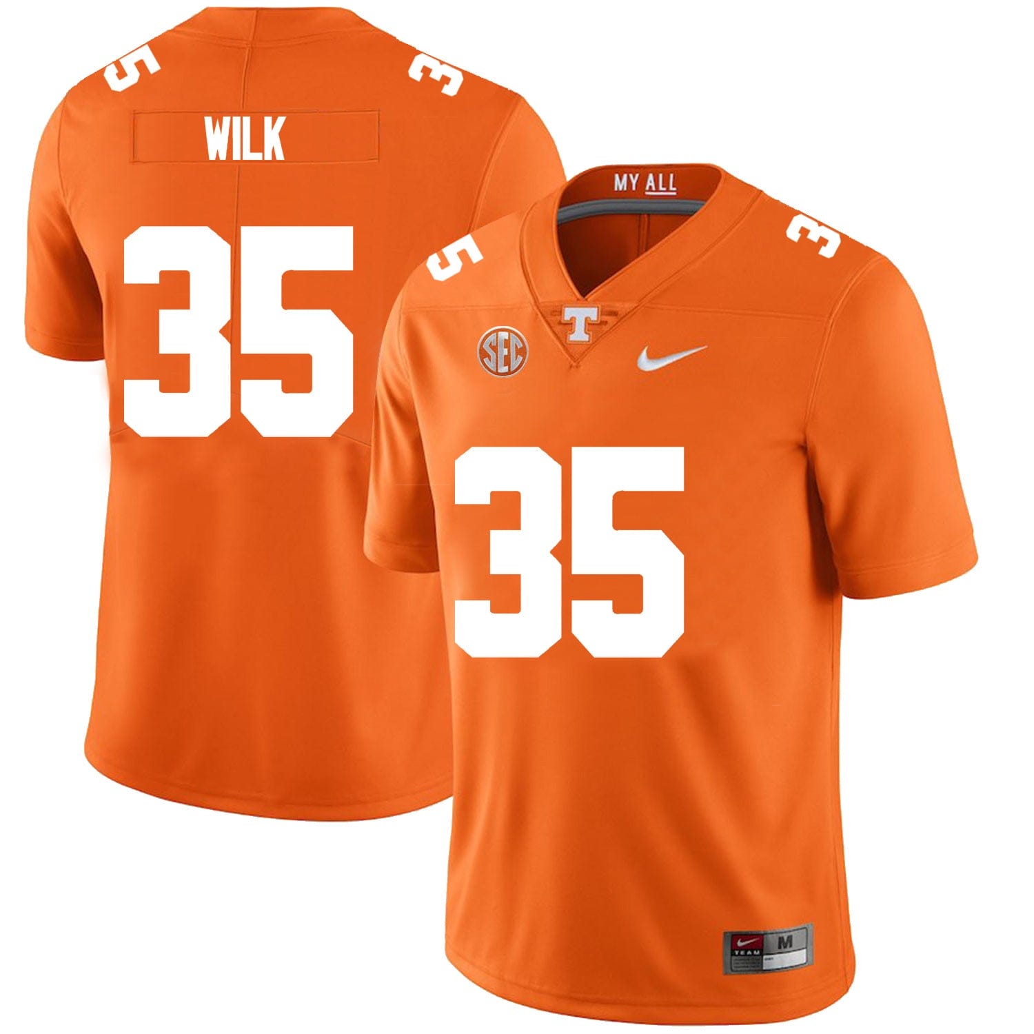 Tennessee Volunteers #35 Patrick Wilk Jersey College Football New Orange 1 Tennessee Volunteers #35 Patrick Wilk Jersey College Football New Orange