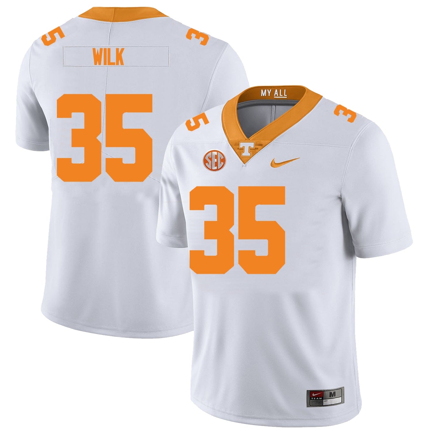 Tennessee Volunteers #35 Patrick Wilk Jersey College Football New White 1 Tennessee Volunteers #35 Patrick Wilk Jersey College Football New White