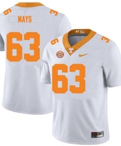 Tennessee Volunteers #63 Cooper Mays Jersey College Football New White