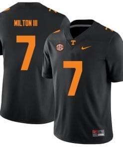 Tennessee Volunteers #7 Joe Milton III Jersey College Football Black