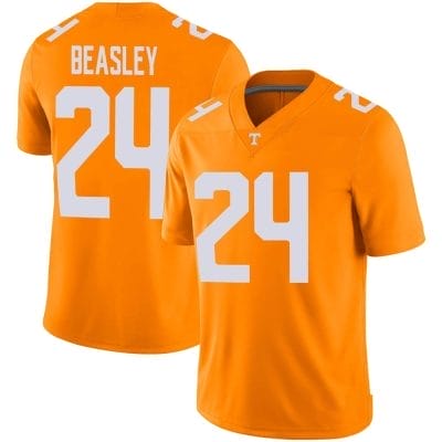 Tennessee Volunteers Aaron Beasley Jersey #24 College Football Orange