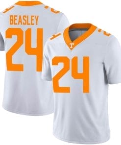 Tennessee Volunteers Aaron Beasley Jersey #24 College Football White