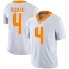Tennessee Volunteers Cedric Tillman Jersey #4 College Football White 5 Tennessee Volunteers Cedric Tillman Jersey #4 College Football White
