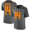 Tennessee Volunteers Christian Charles Jersey #14 College Football Gray 4 Tennessee Volunteers Christian Charles Jersey #14 College Football Gray