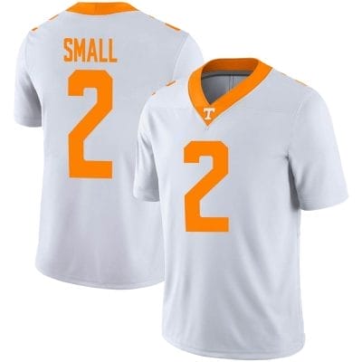 Tennessee Volunteers Jabari Small Jersey #2 College Football White
