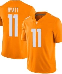 Tennessee Volunteers Jalin Hyatt Jersey #11 College Football Orange