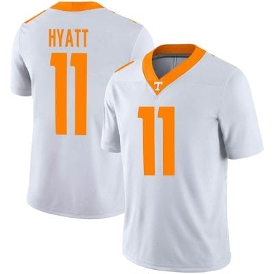 Tennessee Volunteers Jalin Hyatt Jersey #11 College Football White