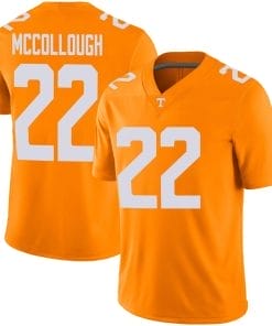 Tennessee Volunteers Jaylen Mccollough Jersey #22 College Football Orange