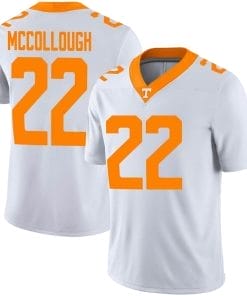 Tennessee Volunteers Jaylen Mccollough Jersey #22 College Football White