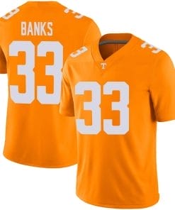 Tennessee Volunteers Jeremy Banks Jersey #33 College Football Orange
