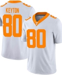 Tennessee Volunteers Ramel Keyton Jersey #80 College Football White