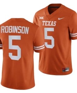 Texas Longhorns Bijan Robinson Jersey #5 College Football Orange