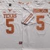 Texas Longhorns Bijan Robinson Jersey #5 College Football White