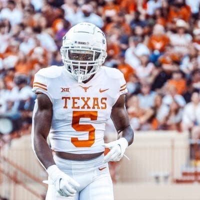 Texas Longhorns DShawn Jamison Jersey #5 College Football White