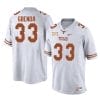 Texas Longhorns David Gbenda Jersey #33 College Football White 6 Texas Longhorns David Gbenda Jersey #33 College Football White