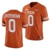 Texas Longhorns DeMarvion Overshown Jersey #0 College Football Orange