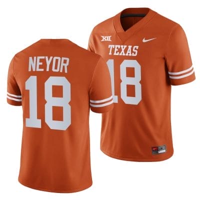 Texas Longhorns Isaiah Neyor Jersey #18 College Football Orange