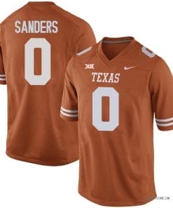 Texas Longhorns Ja Tavion Sanders Jersey #0 College Football Orange
