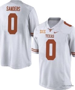Texas Longhorns Ja Tavion Sanders Jersey #0 College Football White