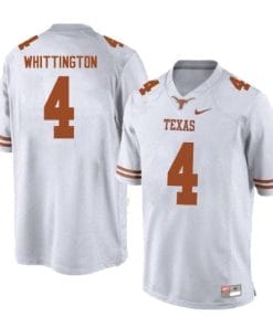 Texas Longhorns Jordan Whittington Jersey #4 College Football White