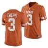 Texas Longhorns Quinn Ewers Jersey #3 College Football Orange 7 Texas Longhorns Quinn Ewers Jersey #3 College Football Orange