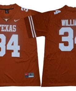 Texas Longhorns Ricky Williams Jersey #34 College Football Orange