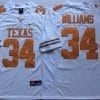 Texas Longhorns Ricky Williams Jersey #34 College Football White