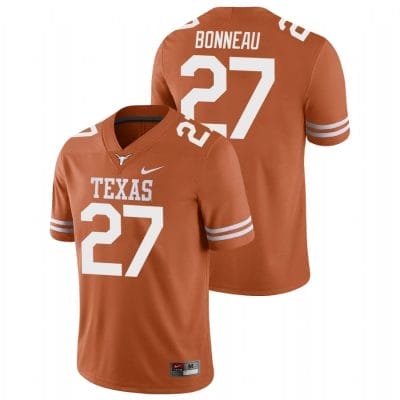 Texas Longhorns Skyler Bonneau Jersey #27 College Football Orange