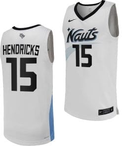 Tyler Hendricks Jersey #15 UCF Knights Replica College Basketball White Uniform
