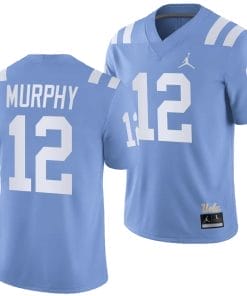 UCLA Bruins Grayson Murphy Jersey #12 Alternate Game Light Blue Football Uniform