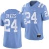 UCLA Bruins Jaylin Davies Jersey #24 Alternate Game Light Blue Football Uniform 6 UCLA Bruins Jaylin Davies Jersey #24 Alternate Game Light Blue Football Uniform