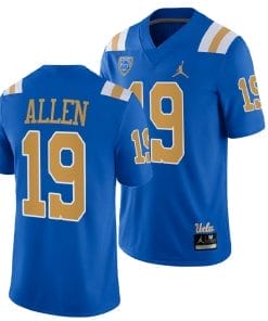 UCLA Bruins Kazmeir Allen Jersey #19 Blue College Football Uniform