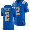UCLA Bruins Kyle Philips Jersey #2 Blue College Football Uniform