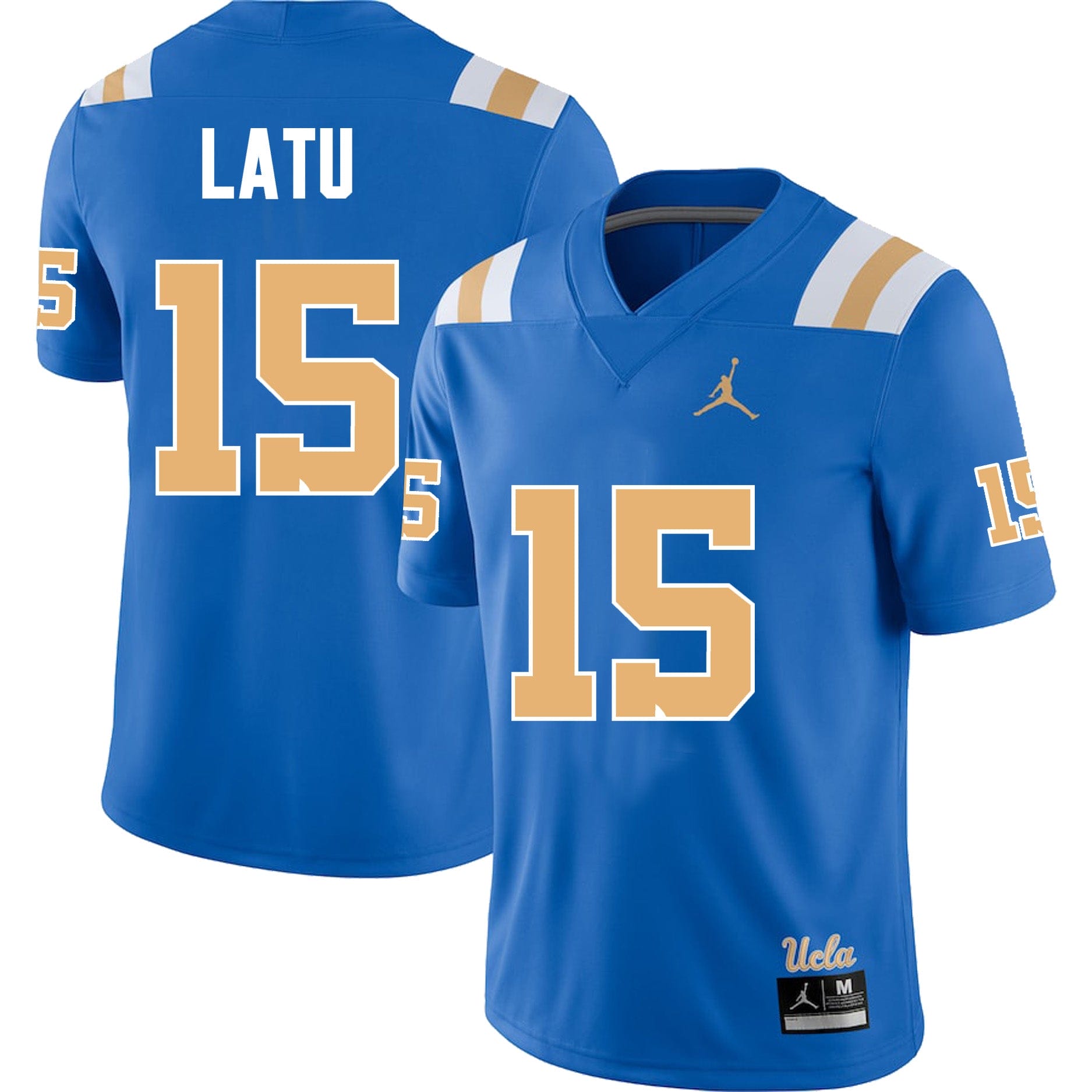 UCLA Bruins Laiatu Latu Jersey #15 College Football Blue 1 UCLA Bruins Laiatu Latu Jersey #15 College Football Blue