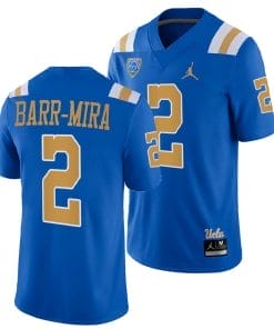 UCLA Bruins Nicholas Barr Mira Jersey #2 Blue College Football Uniform