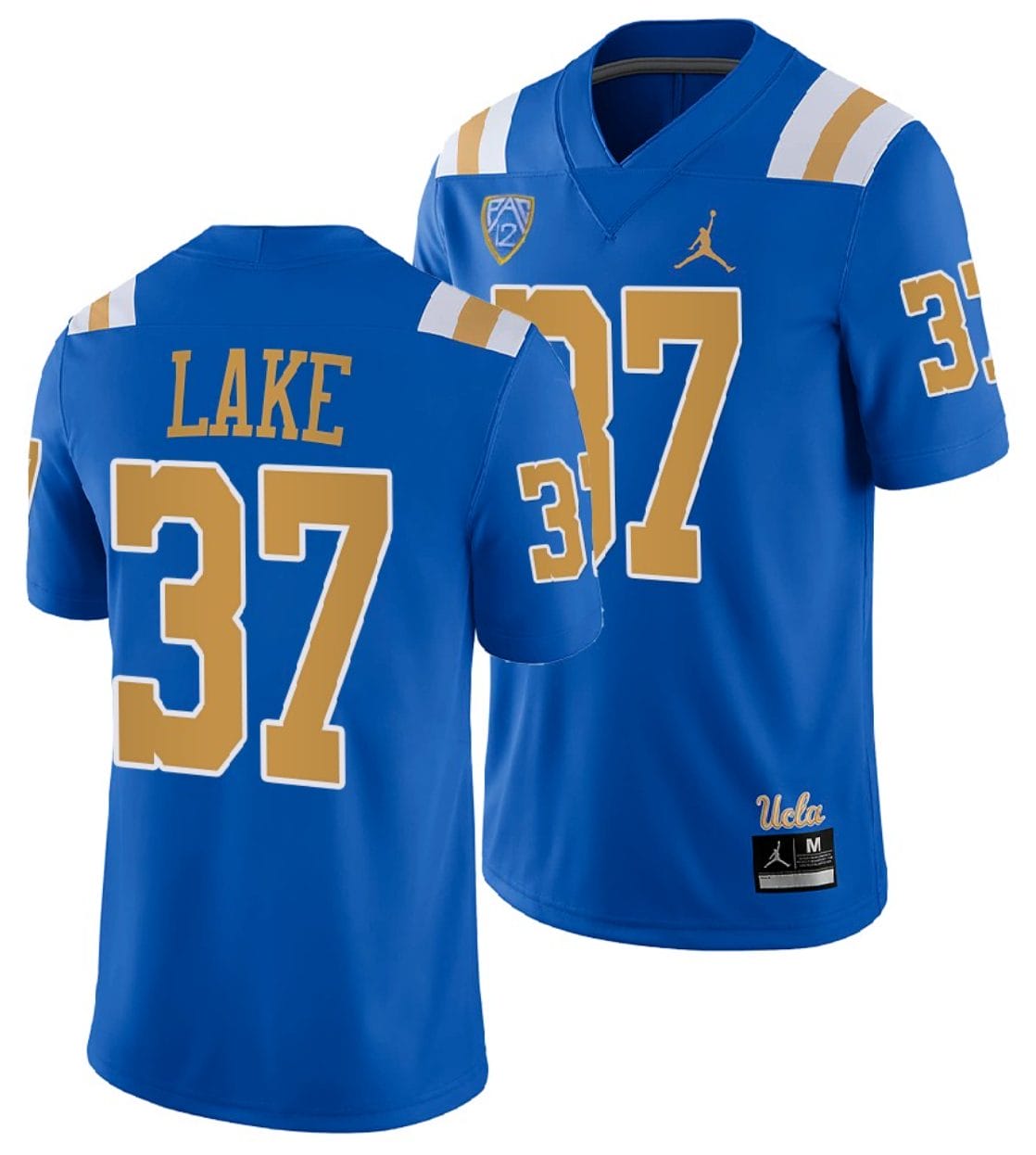 UCLA Bruins Quentin Lake Jersey #37 Blue College Football Uniform 1 UCLA Bruins Quentin Lake Jersey #37 Blue College Football Uniform