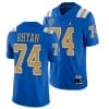 UCLA Bruins Sean Rhyan Jersey #74 Blue College Football Uniform