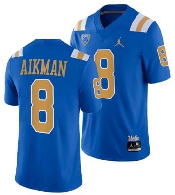 UCLA Bruins Troy Aikman Jersey #8 Blue College Football Uniform