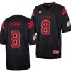 Utah Utes #8 Cole Bishop Jersey Throwback College Football Black