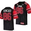 Utah Utes #86 Dalton Kincaid Jersey College Football Black 6 Utah Utes #86 Dalton Kincaid Jersey College Football Black