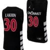 Viktor Lakhin Jersey #30 Cincinnati Bearcats College Basketball Replica 2023-24 Black