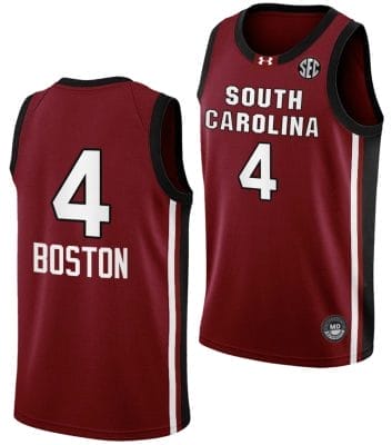 Aliyah Boston Jersey #4 South Carolina Gamecocks College Basketball 2023-24 Garnet 8 Aliyah Boston Jersey #4 South Carolina Gamecocks College Basketball 2023-24 Garnet