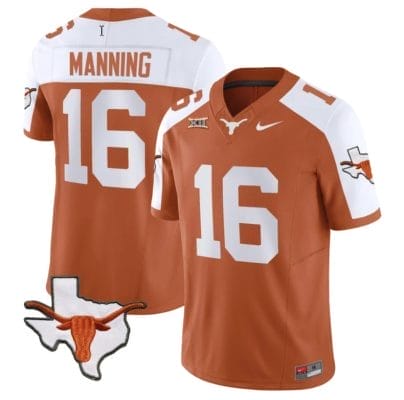 Arch Manning Jersey #16 Texas Longhorn Vapor Limited College Football Alternate