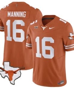 Arch Manning Jersey #16 Texas Longhorn Vapor Limited College Football Texas Orange