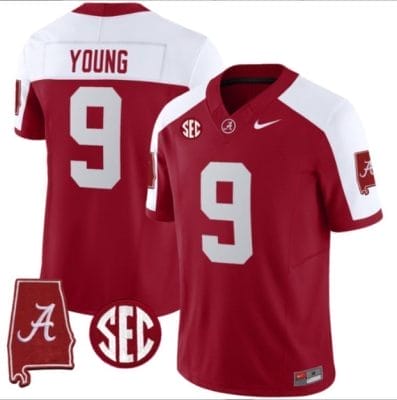 Bryce Young Jersey #9 Alabama Crimson Tide Vapor Stitched Football Alabama Map Alternate 8 Bryce Young Jersey #9 Alabama Crimson Tide Vapor Stitched Football Alabama Map Alternate