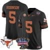 Bijan Robinson Jersey #5 Texas Longhorns Sugar Bowl Patch Vapor Football Black 5 Bijan Robinson Jersey #5 Texas Longhorns Sugar Bowl Patch Vapor Football Black