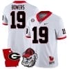Brock Bowers Jersey #19 Georgia Bulldogs Georgia State Map College Football Stitched White 5 Brock Bowers Jersey #19 Georgia Bulldogs Georgia State Map College Football Stitched White